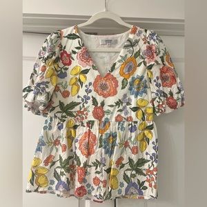 Crosby by Mollie Burch Jackie Top in Lemon Verbena